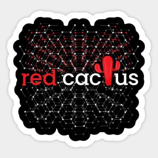 Red Cactus Clothing 3D Abstaract Sticker